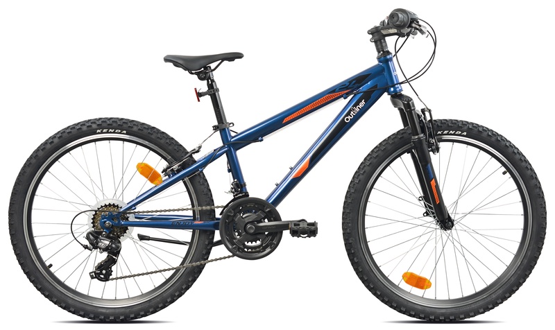 Dviratis kalnų Outliner, 24 ", 13" rėmas, mėlyna sp.