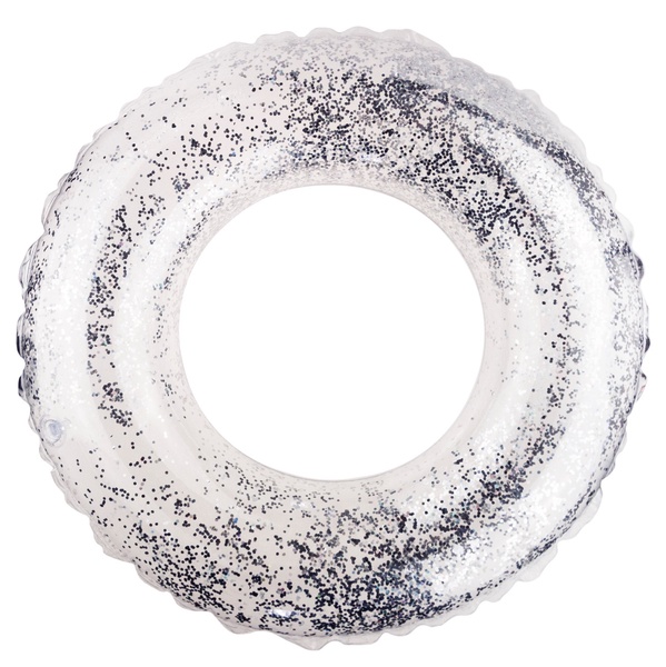 Pripučiamas ratas, skaidri sp./sidabro sp., 70 cm