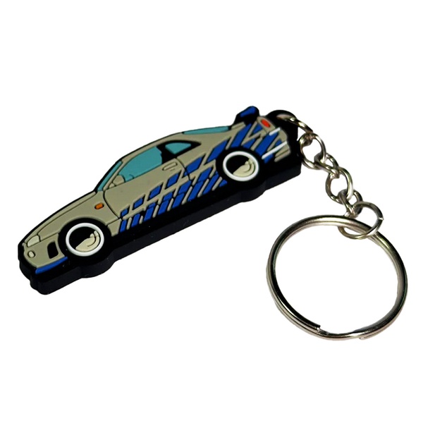 Raktų pakabukas Fast & Furious Skyline R34, 6 cm, pilka sp.
