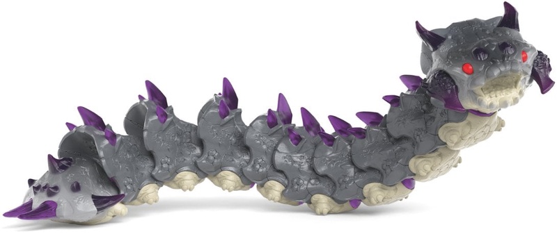 Žaislinė figūrėlė Schleich Eldrador Creatures Shadow Worm 70830, 26 cm, pilka sp.