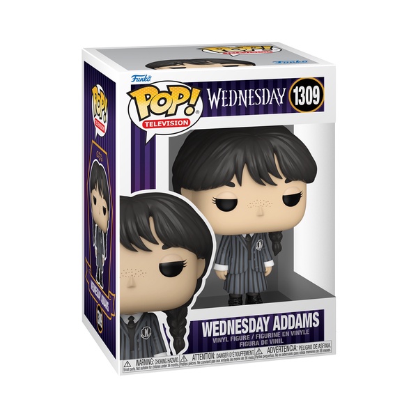 Žaislinė figūrėlė Funko POP! Wednesday Addams 67457F, 9.5 cm, juoda sp.