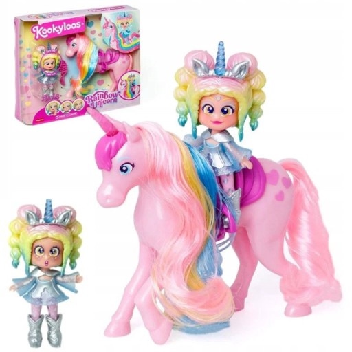 Figūrėlių rinkinys Magic Box Kookyloos Star Unicorn, 20 cm, 2 vnt., rožinė sp.
