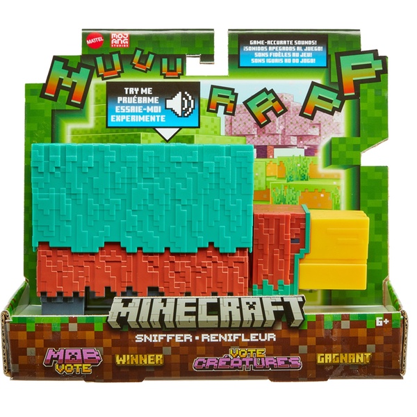 Interaktyvus žaislas Mattel Minecraft Sniffer HXM85, 20 cm, įvairių spalvų