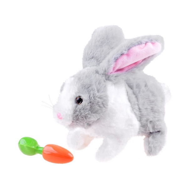 Žaislinis gyvūnas triušis Jokomisiada ZA2685, pilka sp.