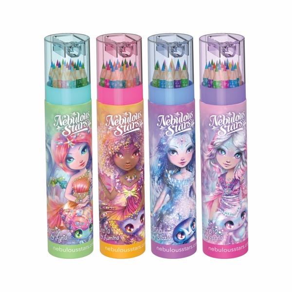 Spalvoti pieštukai Nebulous Stars, 11436, 18 vnt.