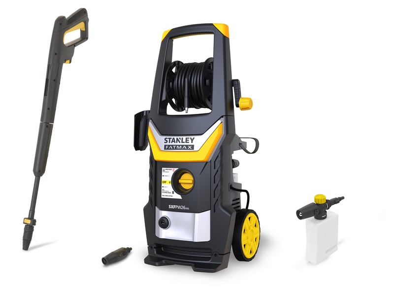 Elektrinė aukšto slėgio plovykla Stanley SXFPW26DSS-E, 2600 W, 180 Bar