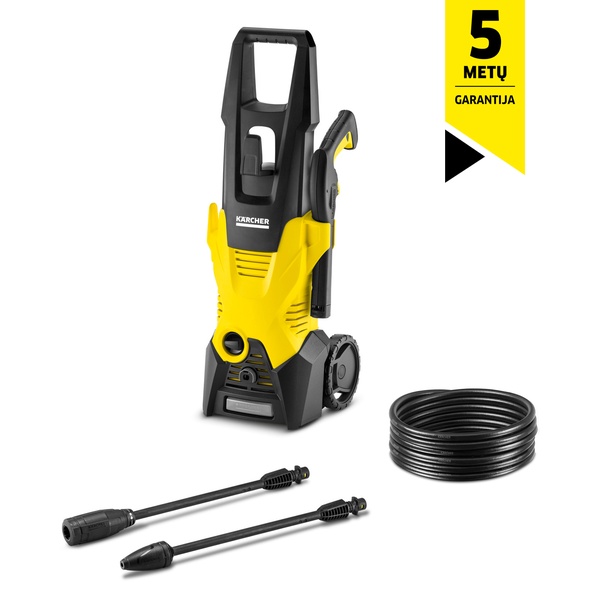 Elektrinė aukšto slėgio plovykla Kärcher K 3 1.601-888.0, 1600 W, 120 Bar