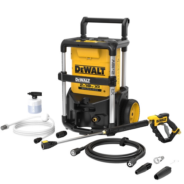 Akumuliatorinė aukšto slėgio plovykla Dewalt DCMPW1600N-XJ, 360 W, 110 Bar