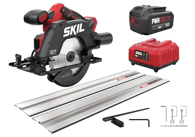 Diskinis pjūklas Skil 3551AB, 20 V, su liniuote