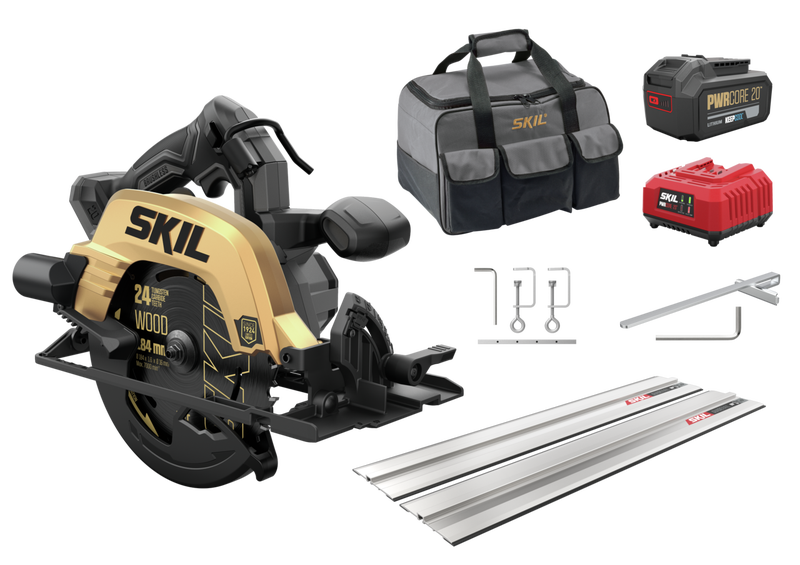 Diskinis pjūklas Skil 3575DB, 20 V, su liniuote