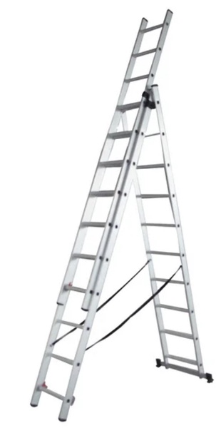 Kopėčios 3 dalių universalios Haushalt BL-E310, 284 - 648 cm