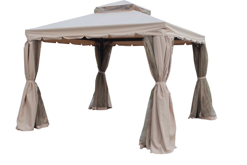 Pavėsinė Domoletti GP0039, 400 cm, rusva sp.