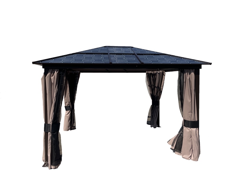 Pavėsinė Domoletti GP0037, 300 x 360 cm, ruda sp.