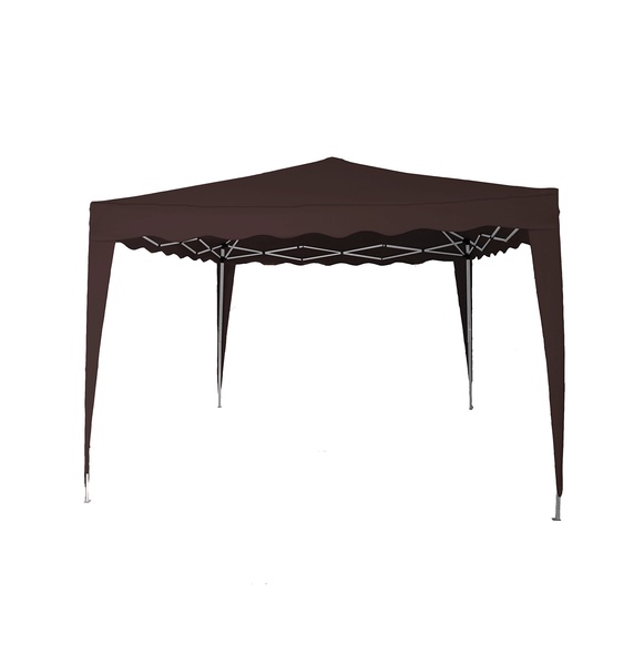 Pavėsinė Fold F002, 300 x 250 cm, ruda sp.