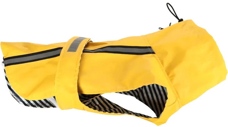 Lietpaltis šuniui Flamingo Ciro 523194, geltona sp., 60 cm