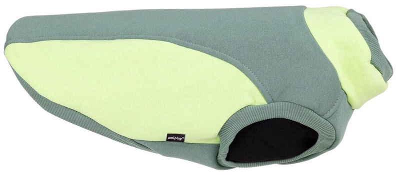 Džemperis šuniui Amiplay Jolly, geltona sp./žalia sp., 70 cm