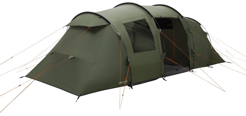 Šešiavietė palapinė Easy Camp Leka Twin, žalia sp., 610 cm x 240 cm x 195 cm