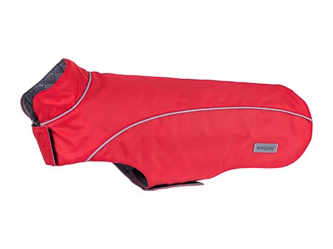 Striukė šunims Amiplay Dublin, raudona sp., 25 cm