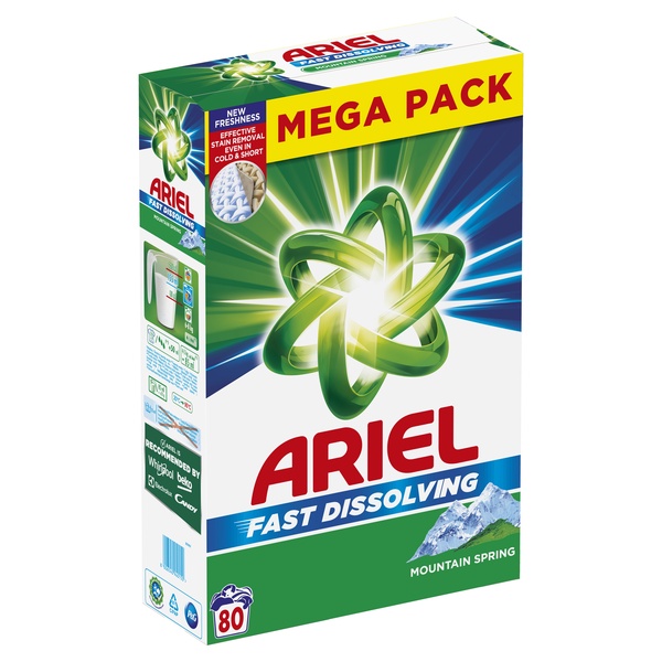 Skalbimo milteliai Ariel Mountain Spring, 4.4 kg