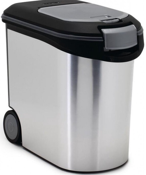 Dėžė gyvūnų ėdalui laikyti Curver, 35 l, sidabro sp.