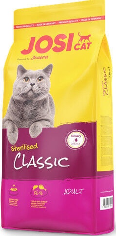 Sausas kačių maistas JosiCat Sterilised Classic, paukštiena, 18 kg