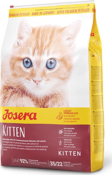 Sausas kačių maistas Josera Kitten, paukštiena, 10 kg