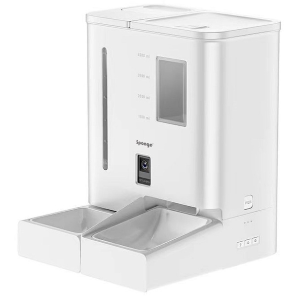 Išmanioji gyvūnų girdykla Sponge Dual, išmanusis, 5 l, 20.8 cm x 16.6 cm x 27.4 cm, balta sp.