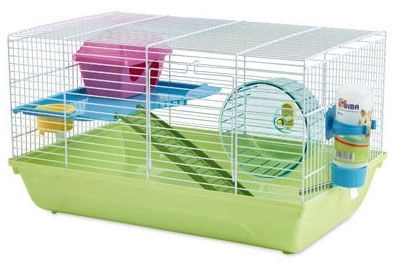 Narvas graužikams Savic, 29.5 cm x 46.5 cm x 26.5 cm, balta sp./žalia sp.