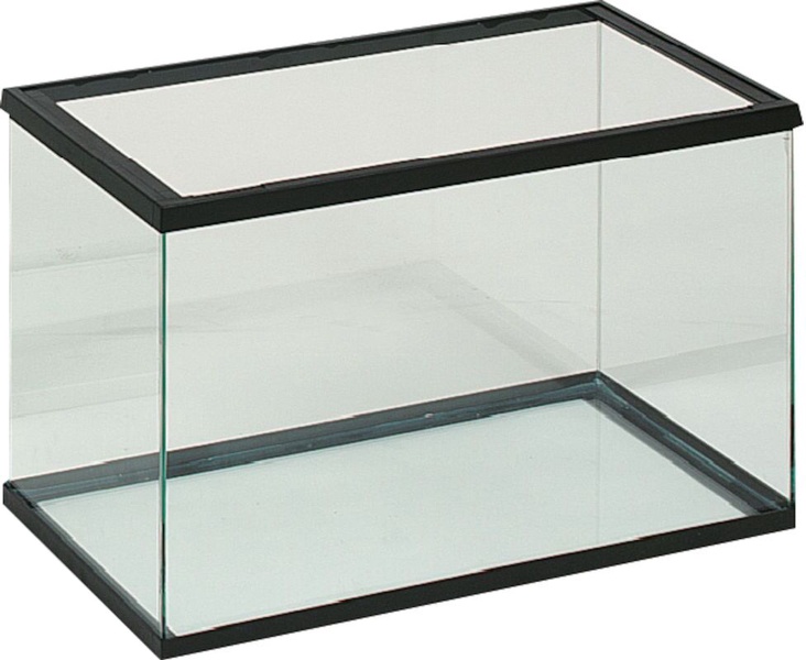 Akvariumas Flamingo Full Glass 40300008, skaidri sp./juoda sp., be įrangos, 7.5 l