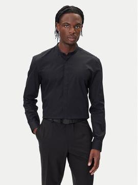 HUGO Marškiniai · Juoda · Slim Fit