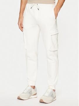 Guess Medžiaginės kelnės · Écru · Regular Fit