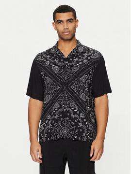 HUGO Marškiniai · Juoda · Oversize