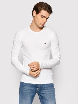Tommy Hilfiger Marškinėliai ilgomis rankovėmis · Balta