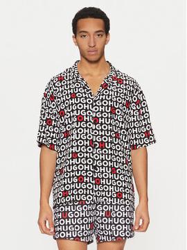 HUGO Marškiniai · Juoda · Regular Fit