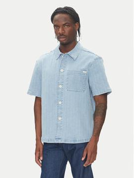 Mustang džinsiniai marškiniai  · Mėlyna · Relaxed Fit