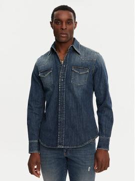 Dolce&Gabbana džinsiniai marškiniai  · Tamsiai mėlyna · Regular Fit