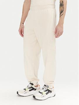 EA7 Emporio Armani Sportinės kelnės · Écru · Regular Fit
