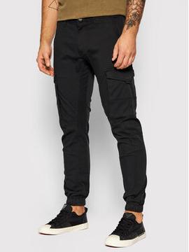 Jack & Jones Medžiaginės kelnės · Juoda · Slim Fit