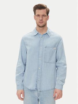 Calvin Klein Jeans džinsiniai marškiniai  · Mėlyna · Regular Fit