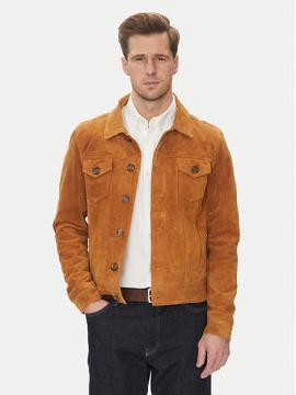 Serge Pariente Odinė striukė · Ruda