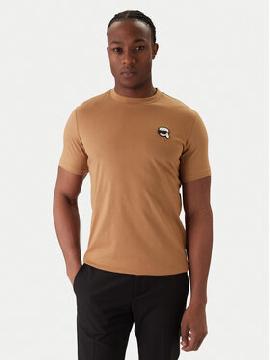 KARL LAGERFELD Marškinėliai · Smėlio