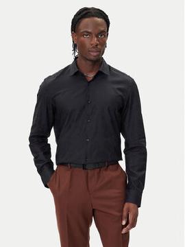 HUGO Marškiniai · Juoda · Slim Fit