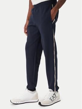EA7 Emporio Armani Sportinės kelnės · Tamsiai mėlyna · Regular Fit