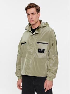 Calvin Klein Jeans Demisezoninė striukė · Žalia