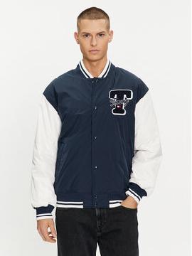 Tommy Jeans Bomber striukė · Tamsiai mėlyna