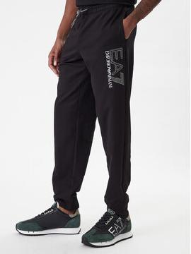 EA7 Emporio Armani Sportinės kelnės · Juoda · Regular Fit