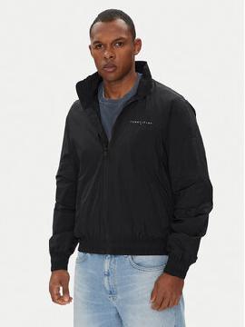 Tommy Jeans Demisezoninė striukė · Juoda