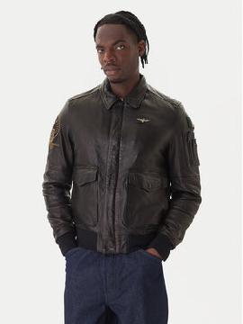 Aeronautica Militare Odinė striukė · Juoda