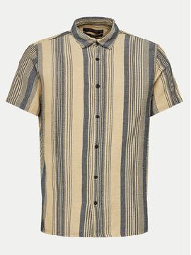 INDICODE Marškiniai · Smėlio · Regular Fit