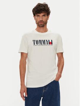 Tommy Jeans Marškinėliai · Balta